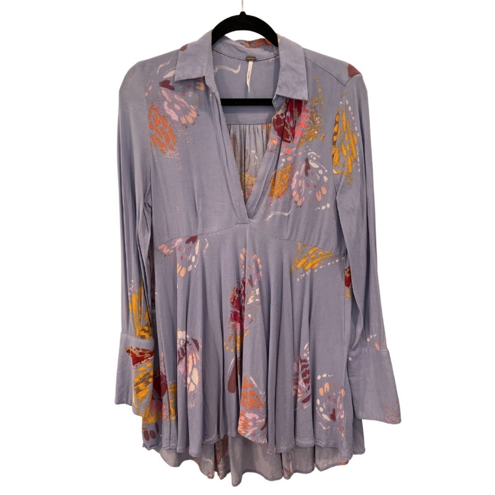 Free People Floral Tunic Blouse/Dress